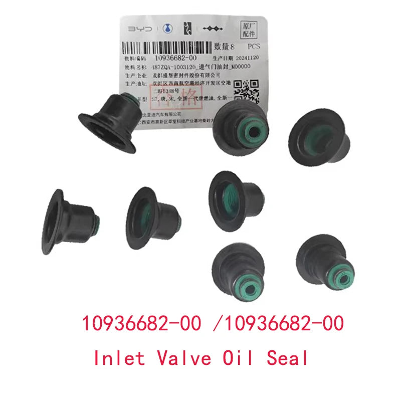 Valve Oil Seal for BYD S7 SONG HAN-DM TANG U8 487ZQA Inlet Exhaust Valve Oil Seal Car Accessories - sayaragear