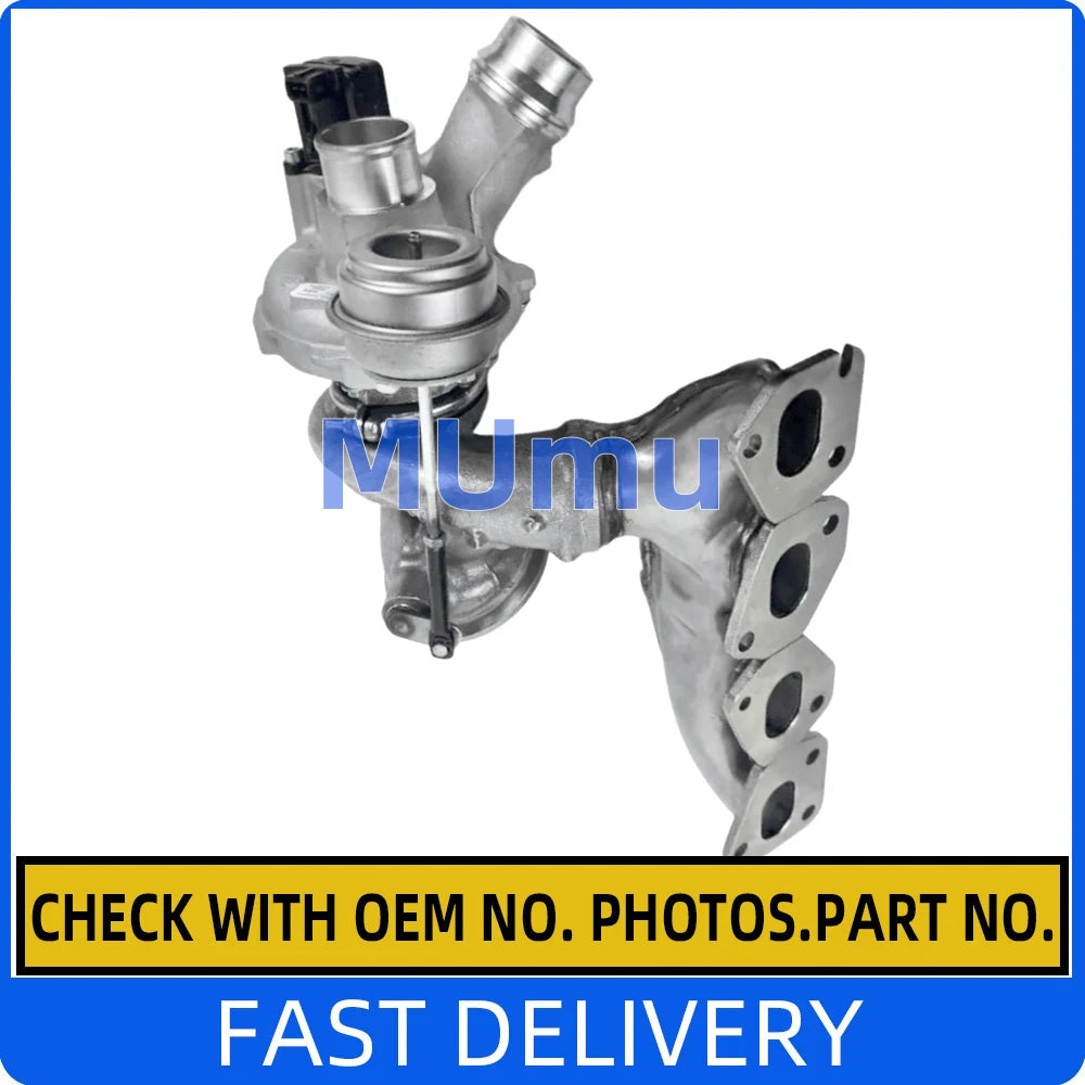 New Turbocharger MGT1549ZDL for BMW 114i 116i 1.6 100Kw 136HP 125Kw 170HP 11624501147 7606645AI04 11627645758 809200 sayaragear