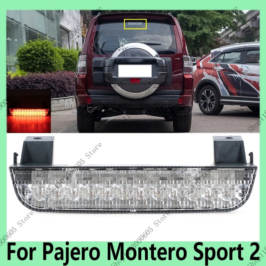 For Pajero Montero Sport 2 Automobile Accessories LED Rear High Brake Light Trunk Door Middle Signal Light 8334A091 8334A092 - sayaragear