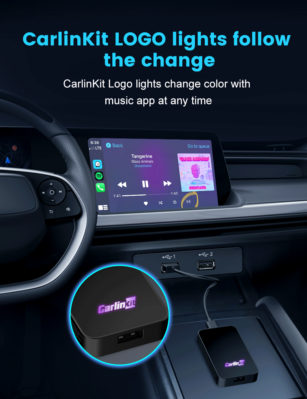 CarlinKit 5.0 & CarlinKit 4.0 Wireless CarPlay Android Auto Waze Music Spotify Auto For Audi Golf Peugeot Mazda KIA Mercedes MG sayaragear