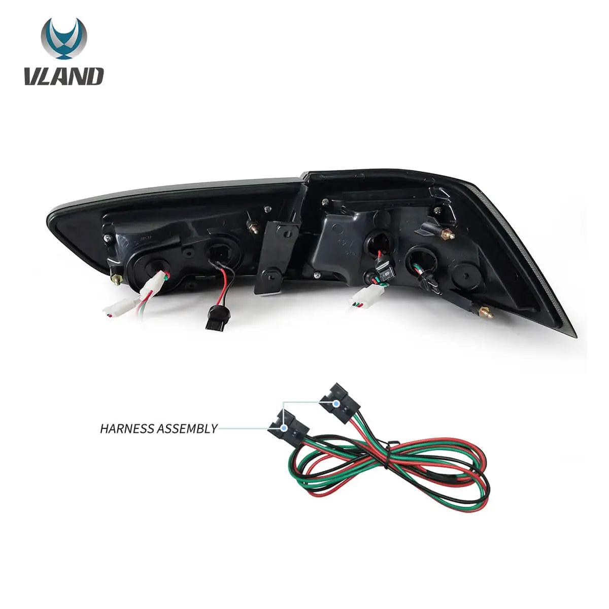 VLAND LED Tail Lights with Sequential Turn Signal for 2008-2017 Mitsubishi Lancer and Lancer Evolution X Rear Lamp Assembly sayaragear