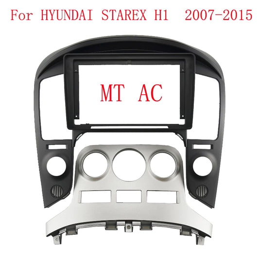 HAOCHEN 2DIN 9 Inch Car Frame Fascia Android Radio  Audio Dash Fitting Panel Kit For 2007-2015 HYUNDAI STAREX H1 sayaragear