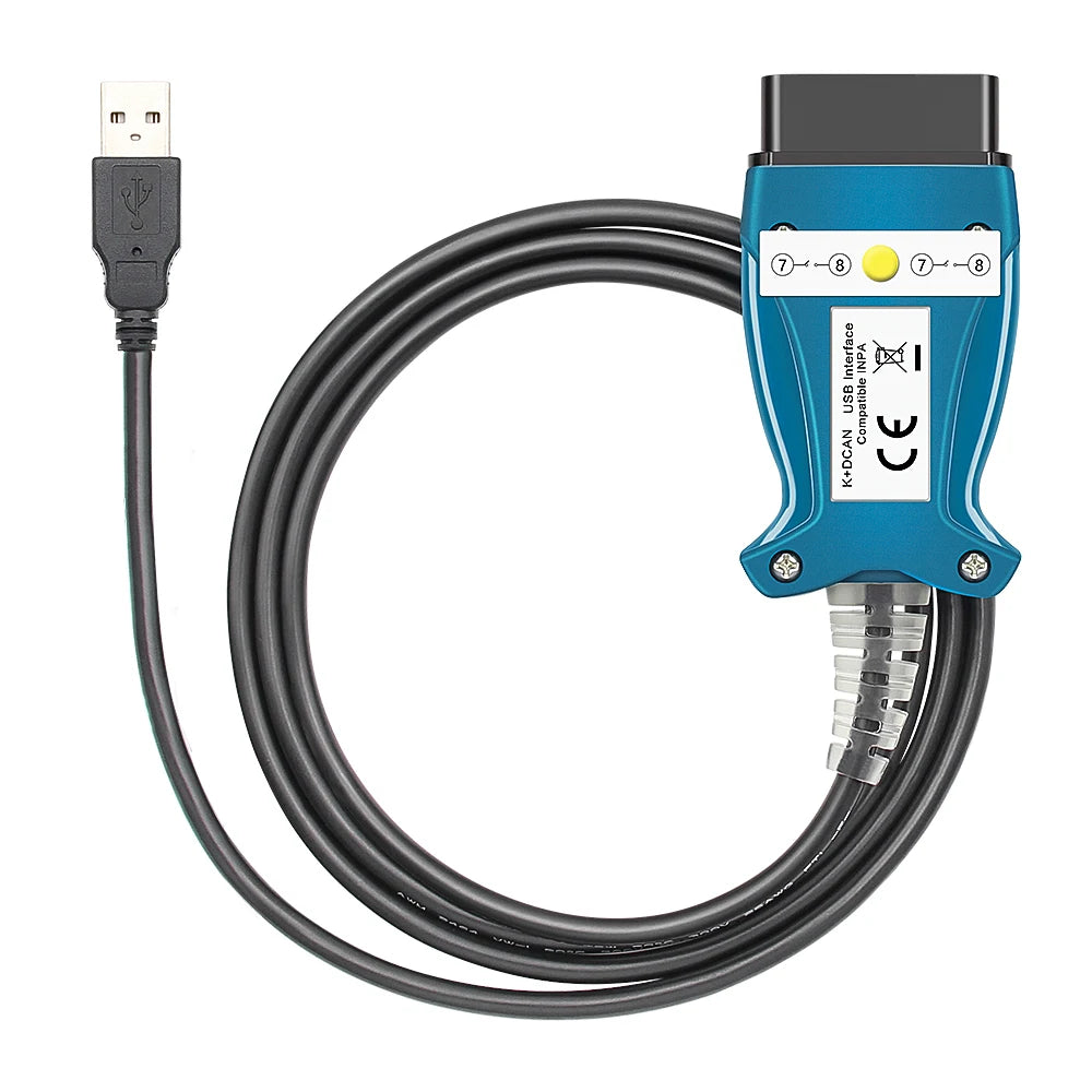 K DCAN K+CAN FTDI Chip OBD2 Auto Car Diagnostic Tools OBD 2 Scanner Switch USB Interface Cable K + DCAN OBD Diagnostic Cable sayaragear