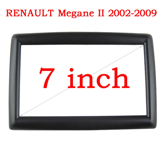 Double Din Car DVD Frame for RENAULT Megane II 2003-2009 Adapter Stereo Fascia Dash Panel Mount Tirm Kit sayaragear