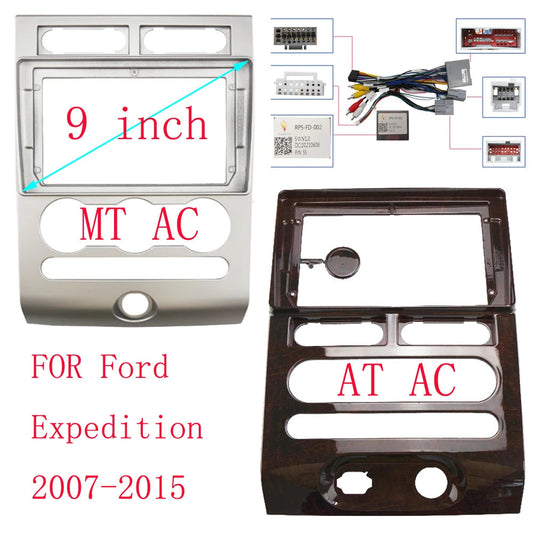 Car Radio MP5 Player Panel Fascia 9 inch for 2013 FORD EXPEDITION 2Din Stereo Player Install Surround Panel Dash Kit GPS Frame sayaragear
