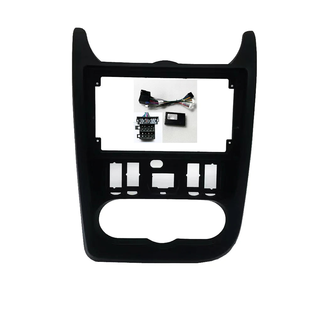 9 Inch For RENAULT Logan Sandero DACIA Duster Double din Seat Leon 2007-2013 Radio Frame Panel Fascias sayaragear