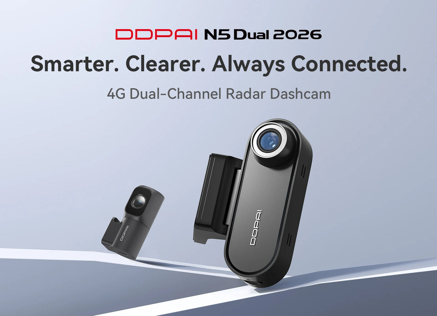 DDPAI N5 Dual 4K HDR Dash Cam Front Rear AI NightVIS Camera WiFi 6 GPS ADAS Voice Control 24H Parking Mode 32G eMMC Car DVR sayaragear