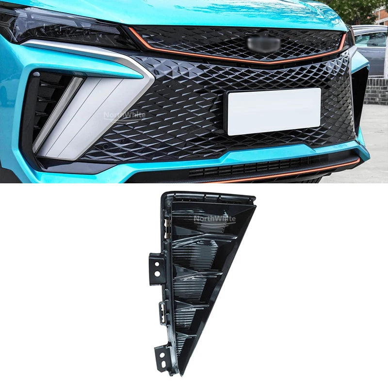 Front Bumper Grille For Geely Coolray 2023-2025 Front Fog Lamp Frame 6010207700 6010207700 6010207800 6010207900 sayaragear
