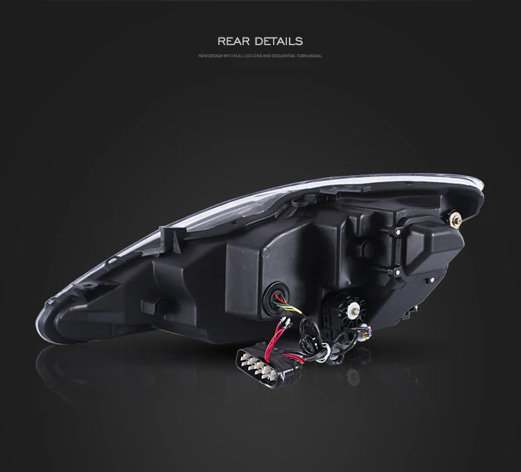 VLAND Headlamp Car Assembly For LEXUS  IS250 Headlight IS350 IS300 2006-2012 IS220d/IS F Clear Lamplight With Moving Turn Signal sayaragear
