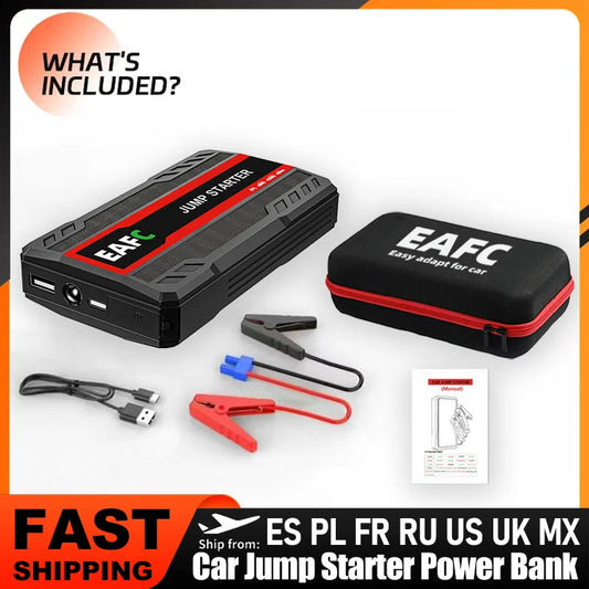 Car Jump Starter Battery Power Bank 600A Portable Emergency Starter Booster 12V Auto Starting Device for Petrol Vehicle Start sayaragear