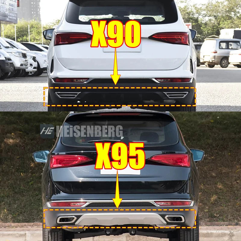 Rear Bumper Light For Chery Jetour X90 X95 Rear Bumper Fog Light Rear Fog Lamp F08-4433010FL F08-4433010 sayaragear
