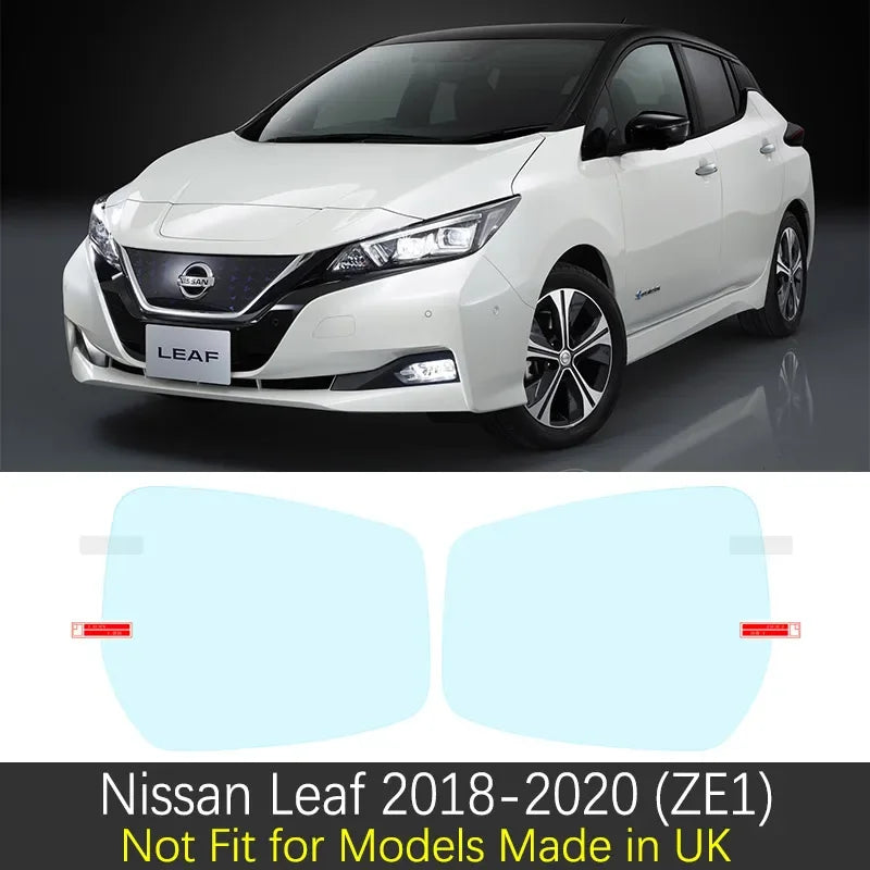 Full Cover Anti Fog Film Rearview Mirrors for Nissan Leaf 2010~2020 ZE0 ZE1 Car Stickers Accessories 2012 2014 2015 2017 2018 sayaragear