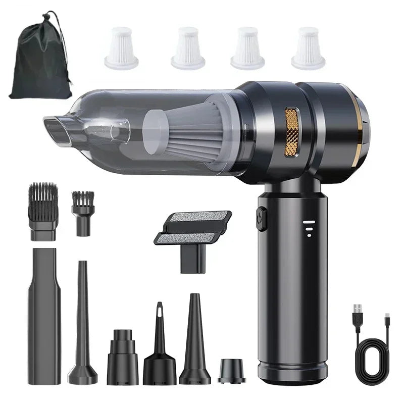 Car Vacuum Cleaner High Power Portable Handheld Wireless Brushless Motor Cleaning Machine Powerful Air Duster for Home Appliance sayaragear