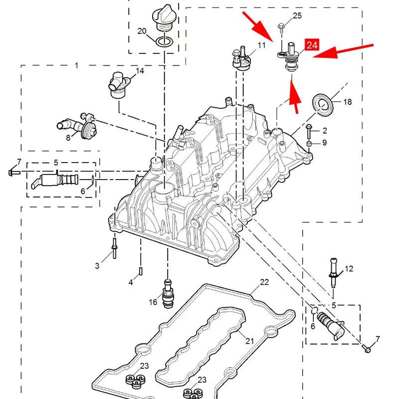 10273701 Original camshaft position sensor For SAIC MG 360 D7 iMAX8 RX5 ERX5 EHS HS New MG5 MG6 EMG6 ZS New MG7 sayaragear