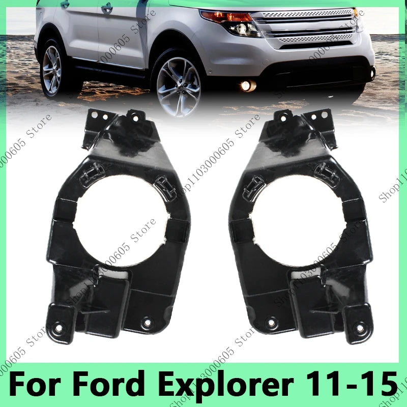 BB5Z15266A BB5Z15266B For Ford Explorer 2011-2015 Car Front Bumper Fog Light Accessories Fog Lamp Mounting Bracket Grille Frame sayaragear