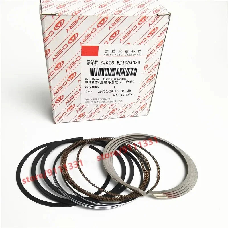 Set Engine Piston Ring For Chery Tiggo 3 Arrizo 7 New A3 M11 J3 E4G16-BJ1004030 sayaragear
