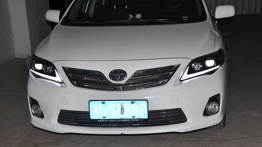 VLAND Led Daytime Running Light For Toyota Corolla 2011 2012 2013 Auto DRL Headlight Front Cover Fog Lamp Car Accessorie sayaragear