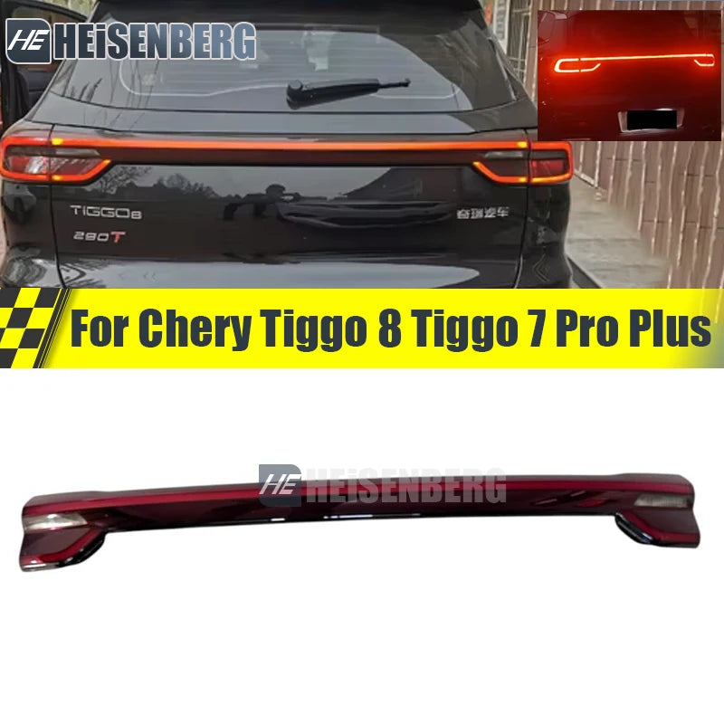 LED Rear Bumper Taillight For Chery Tiggo 8 Tiggo 7 Pro Plus Rear Center Light Brake Light 605000568AA sayaragear