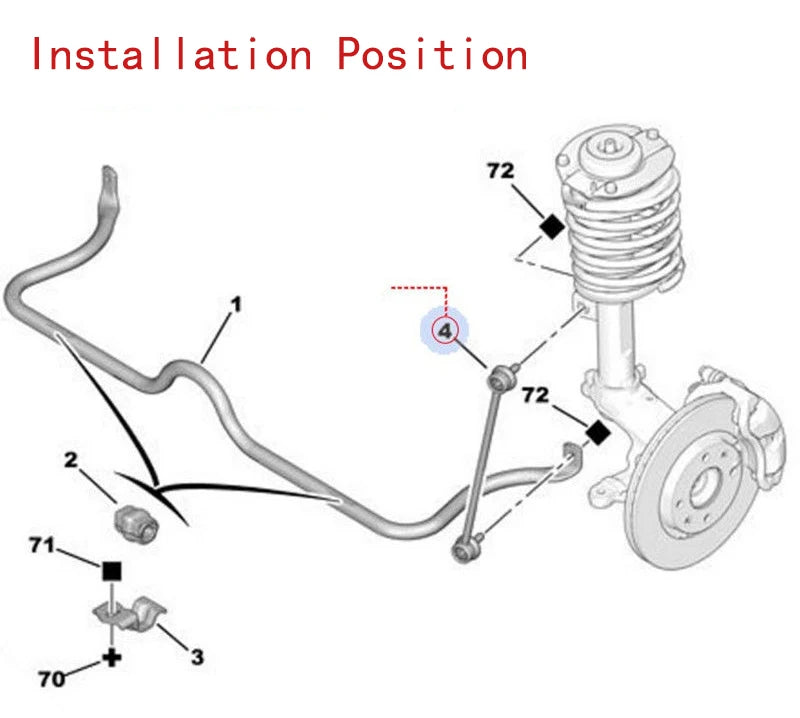 Front Connecting Rod Stabilizer Ball Joint for BYD F3 G3 L3 F3R Car Accessories Balance Bar Ball Head F3-2906110  10162654-00 sayaragear