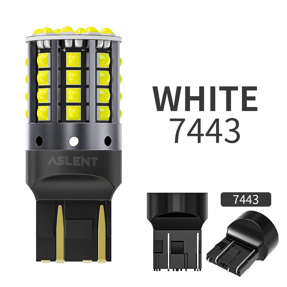 2x 1157 BAY15D P21/5W 1156 BA15S P21W BAU15S PY21W LED WY21W 7440 W21W T20 7443 W21/5W Turn Signal Reverse Brake Light Bulb 12V sayaragear