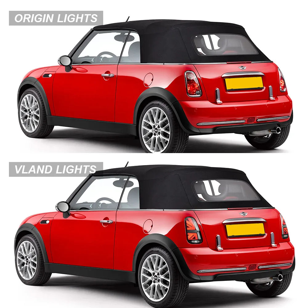 Vland 01-06 Mini R50 R52 R53 LED Tail Lights Rear Lamp Assembly Upgrade Replacement sayaragear