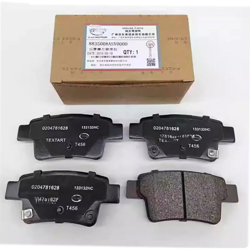 Original Front and Rear Brake Pads for GAC Trumpchi GS4 GS5 GS8 GS7 GA5 GA6 GA8 GA3 GS3 GE3 GM8 GM6 sayaragear