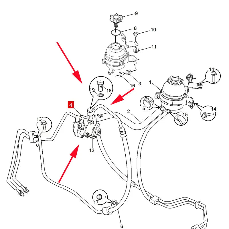 10272677 New original power steering pump assembly steering machine booster pump For SAIC MG RX8 sayaragear
