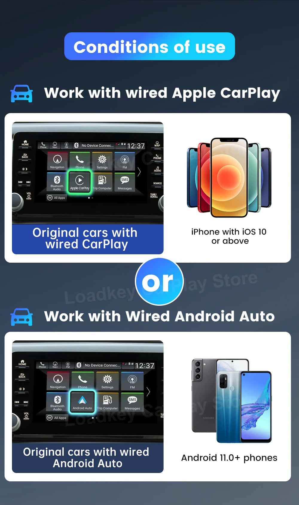 CarlinKit 5.0 & CarlinKit 4.0 Wireless CarPlay Android Auto Waze Music Spotify Auto For Audi Golf Peugeot Mazda KIA Mercedes MG sayaragear