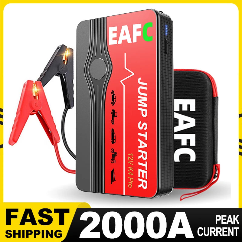 Car Jump Starter 2000A Power Bank Portable Car Battery Charger for 12V Auto Starting Device Petrol Diesel Emergency Booster sayaragear