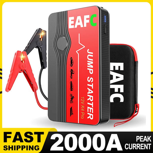 Car Jump Starter 2000A Power Bank Portable Car Battery Charger for 12V Auto Starting Device Petrol Diesel Emergency Booster sayaragear