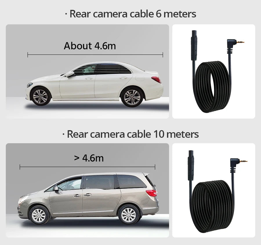 10'' Rearview Mirror Dash Cam Front & Rear 1080P Dual Recording, Backup Camera, 24H Parking Monitor, Night Vision for Cars sayaragear