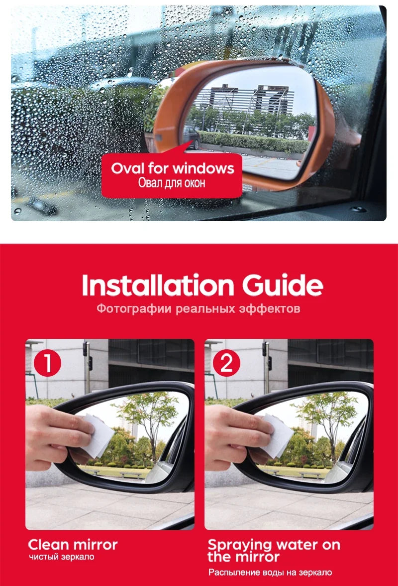 Full Cover Anti Fog Rainproof Film Rearview for Toyota Yaris Vitz 2000~2019 XP10 XP90 XP130 10 90 130 Car Stickers Accessories sayaragear