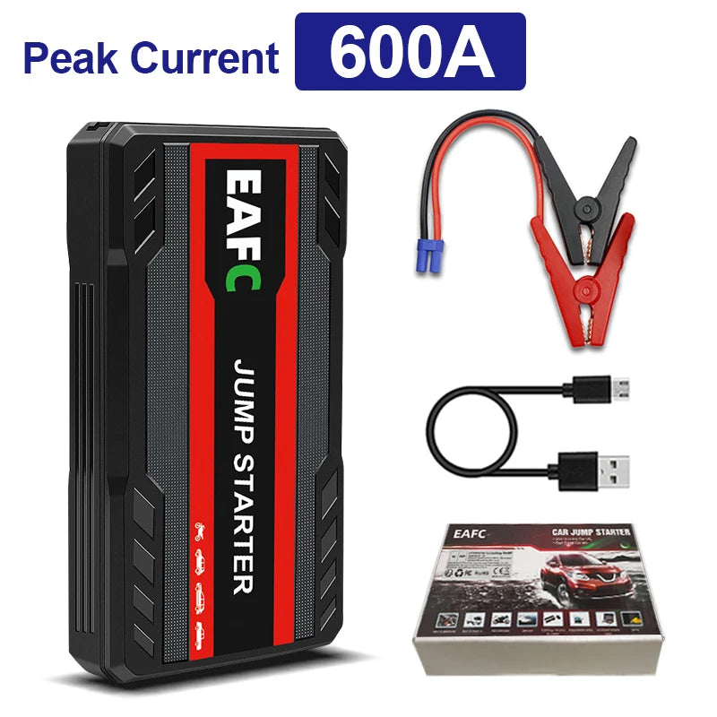 2000A Portable MultiFunction Emergency Booster Car Emergency Mobile Power Battery Charger 12V Car Jump Starter with LED Light sayaragear