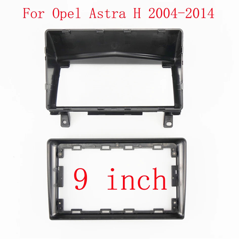Car Radio Fascias Frame For Opel Astra H 2004-2014 9 inch Stereo Panel Harness Connector Power Cable Adapter Canbus Decoder Kit sayaragear