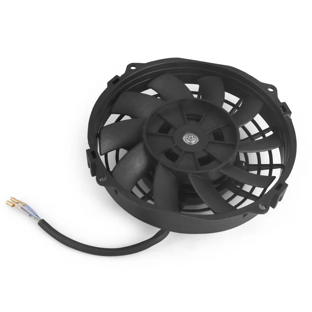 Universal 7/10/12/14 Inch 12V 80W 2100RPM Car Air Conditioning Electronic Radiator Cooling Fan Blade Electric Cool MountingKit sayaragear