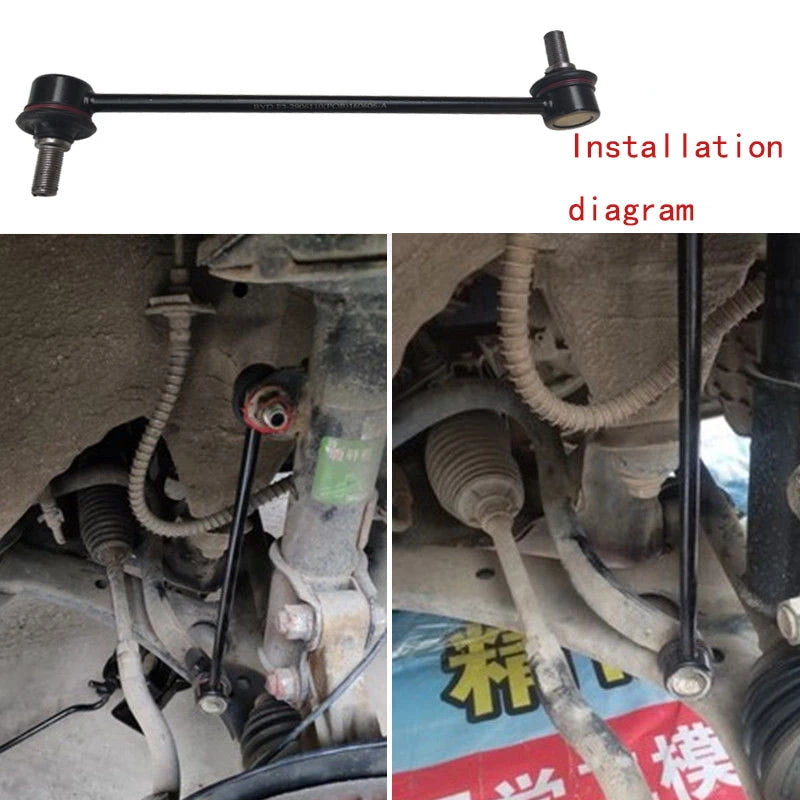 Front Connecting Rod Stabilizer Ball Joint for BYD F3 G3 L3 F3R Car Accessories Balance Bar Ball Head F3-2906110  10162654-00 sayaragear