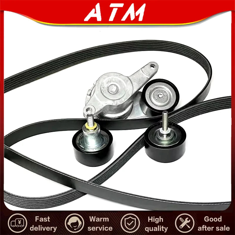 ATMMG For SAIC MG HS RX5 GS RX8 2.0T Generator Belt Air Conditioning Belt Tensioner Assembly Idler 10158205 10158210 Original sayaragear