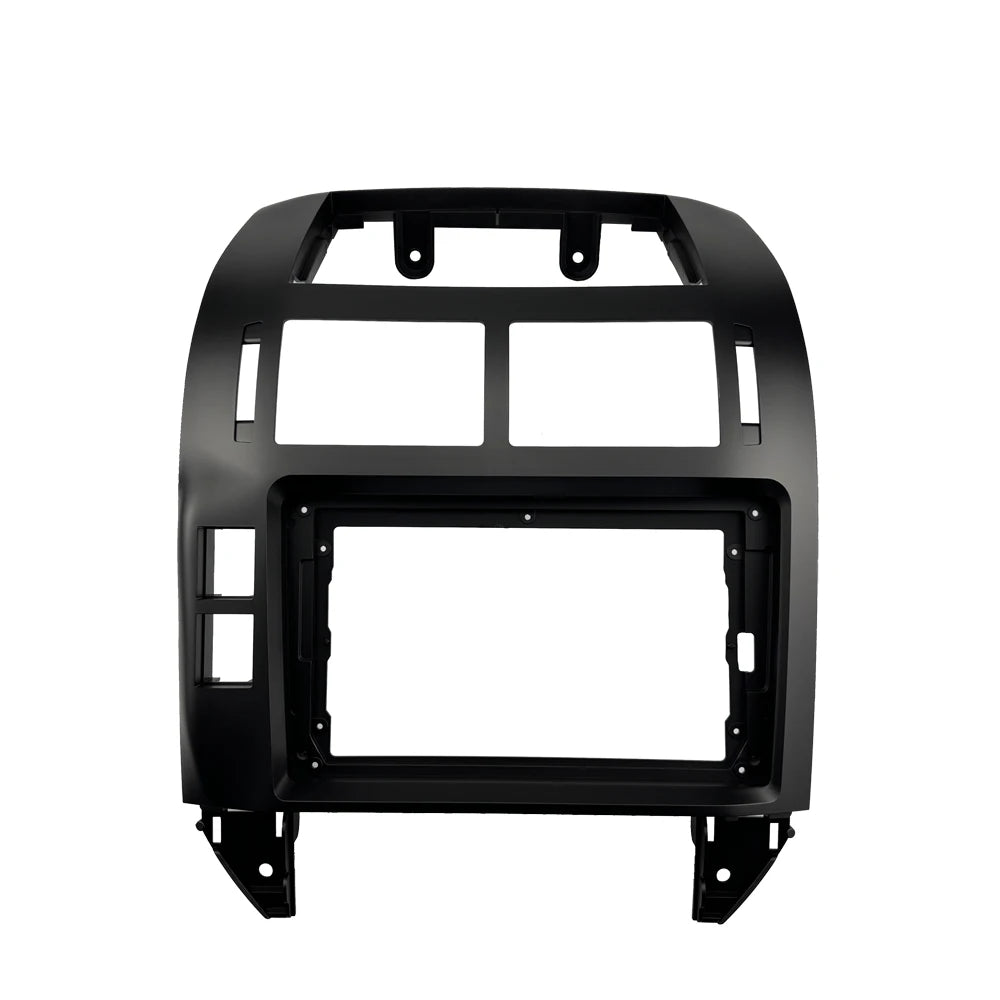 9 INCH Car DVD Frame Audio Fitting Adaptor Dash Trim Facia Panel 9 inch For Volkswagen POLO 2004-11 Instrument panel outlet air sayaragear
