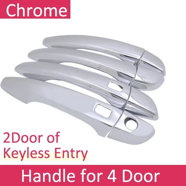 Chrome Car Door Handle Cover for Peugeot 508 SW RXH 2011~2018 Car Trim Set Exterior Accessories 2012 2013 2014 2015 2016 2017 sayaragear