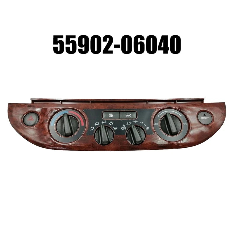 For Toyota Camry 2003-2006 Parts Dashboard Climate Control Heater Air Conditioning A/C Switch Panel Bezel Vent Button Assembly sayaragear