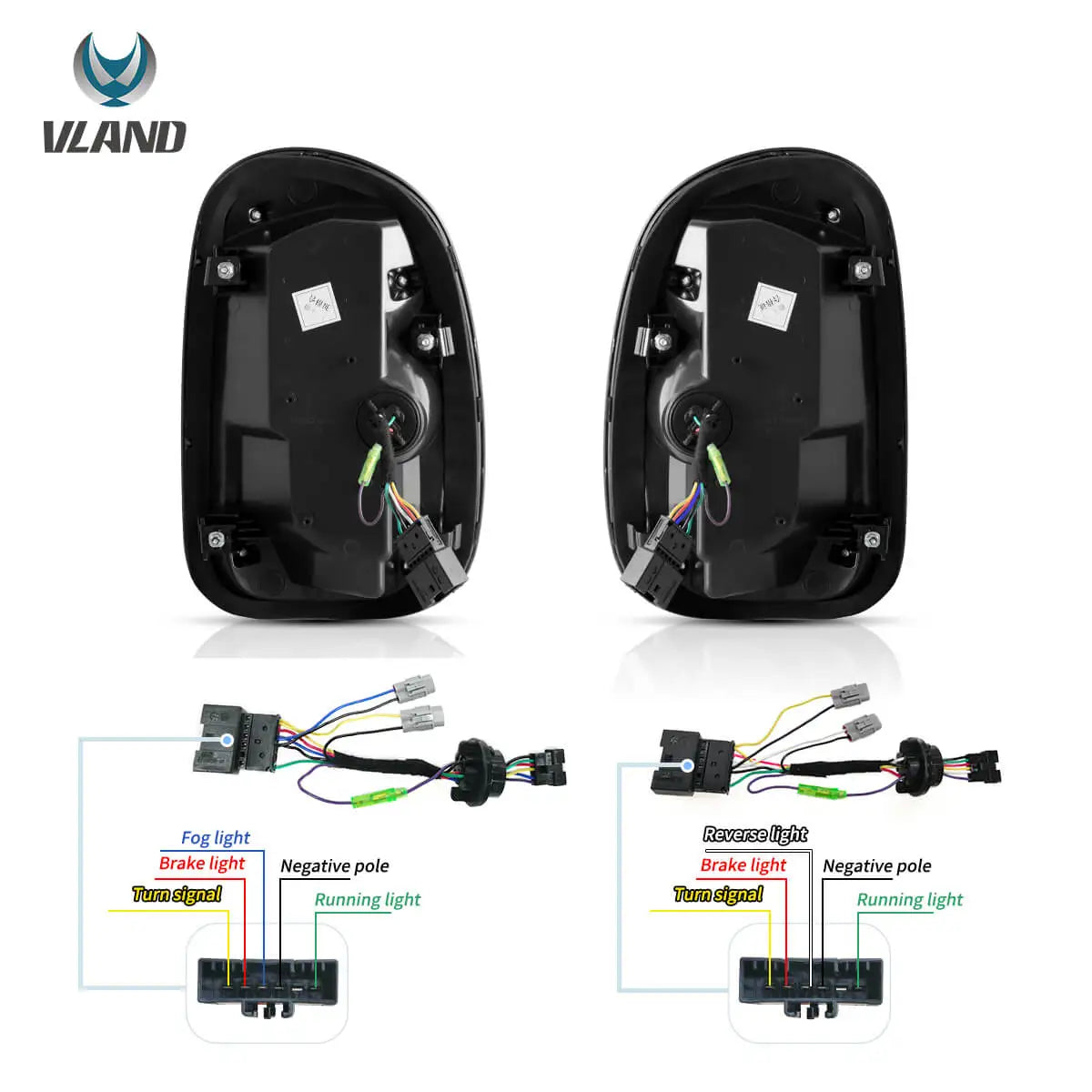 VLAND 2010-2016 Mini Cooper Countryman R60 LED Tail Lights Dynamic Welcome Lighting Plug & Play Rear Lamp Assembly sayaragear
