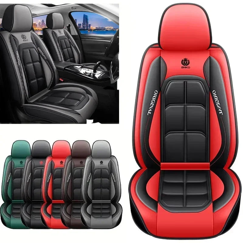 Car seat cushion Four Seasons universal new seat cover Leather seat cover Ice silk seat cushion Fully wrapped seat cushion sayaragear
