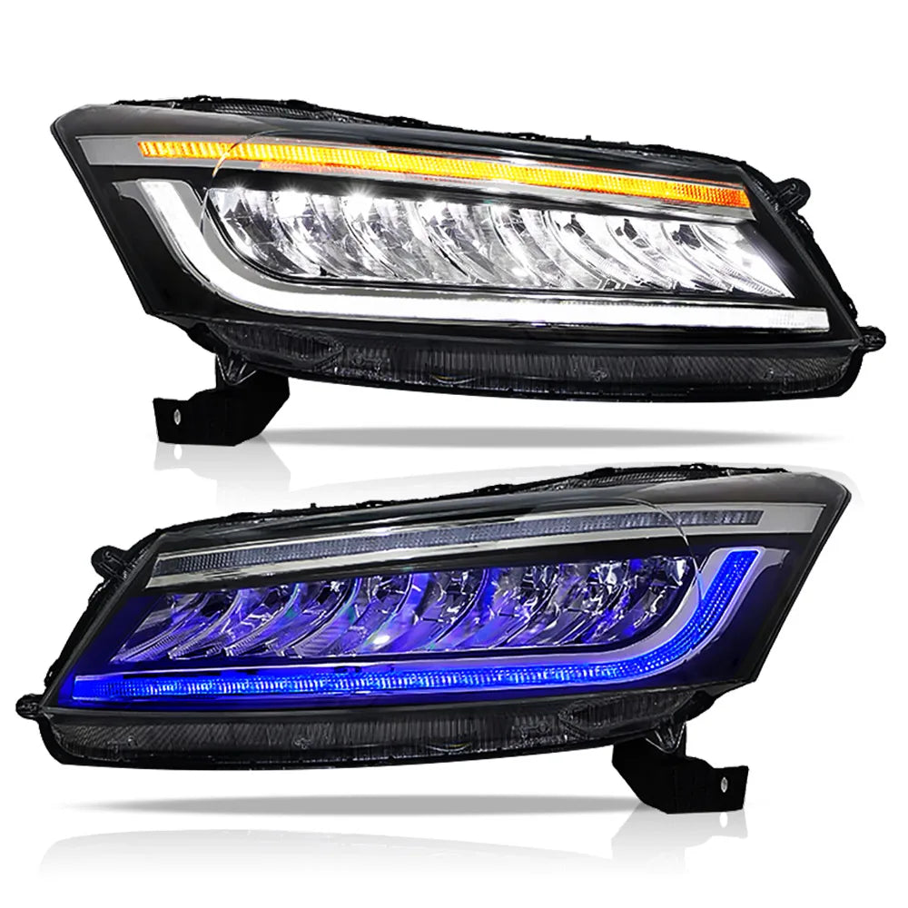 VLAND 2008-2012 Sedan 8th Gen LED Dual Beam Projector Headlights Assembly sayaragear