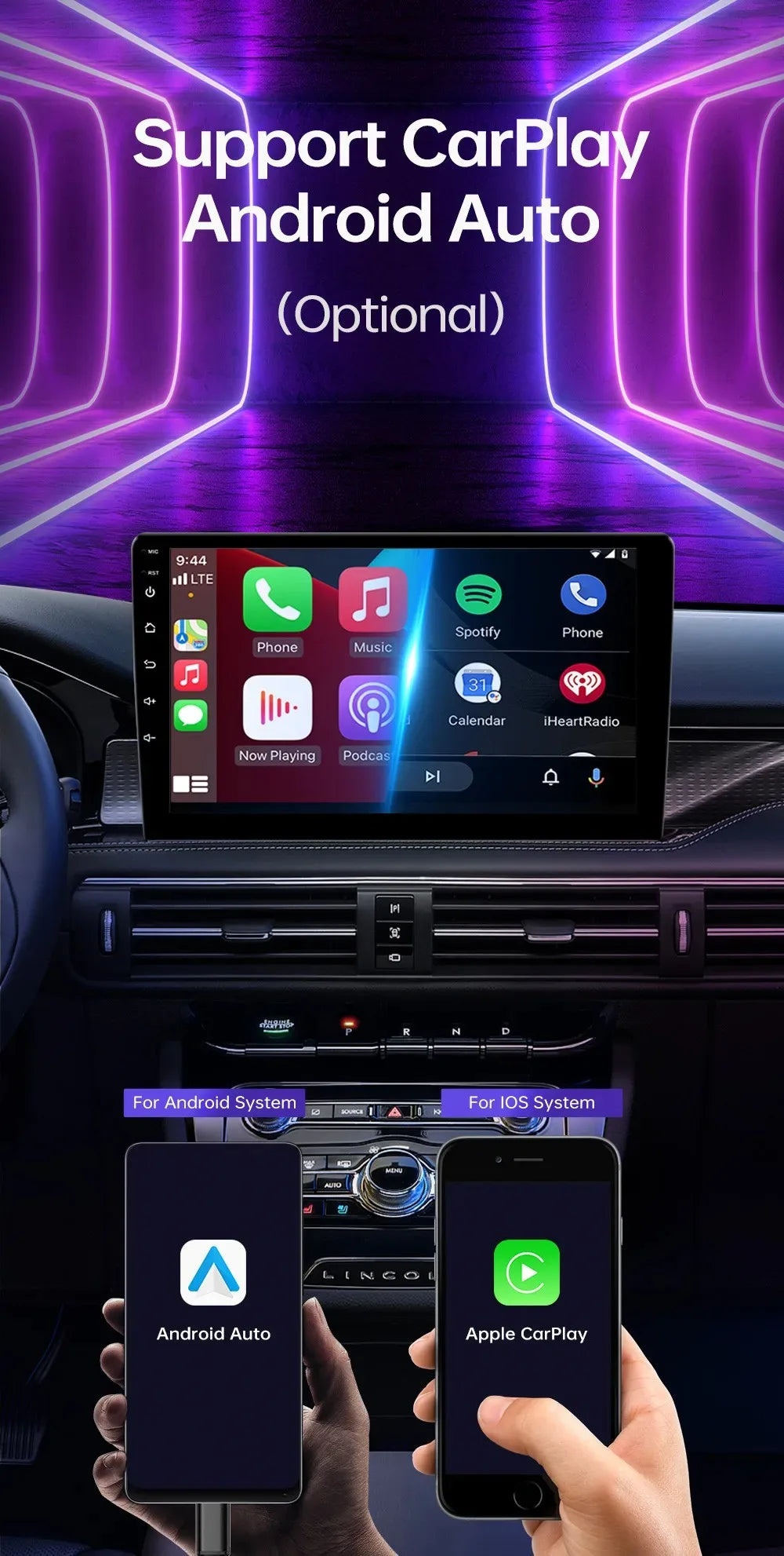 7/9/10 inch Universal Android 13 Car Radio 32G/64G Autoradio android 2 Din car radio GPS BT Central Multimedia Smart car systems sayaragear