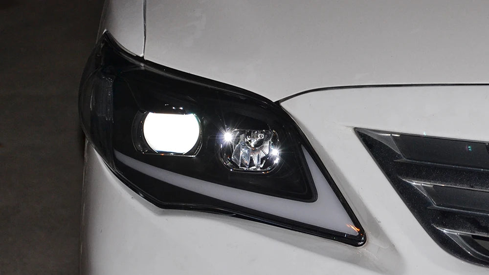 VLAND Led Daytime Running Light For Toyota Corolla 2011 2012 2013 Auto DRL Headlight Front Cover Fog Lamp Car Accessorie sayaragear