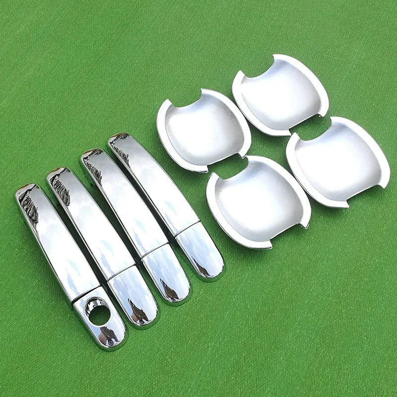 Chrome Handle Cover Trim Set for Ford Focus 2 mk2 mk2.5 2004 2005 2006 2007 2008 2009 2010 Car Accessories Stickers Car Styling sayaragear