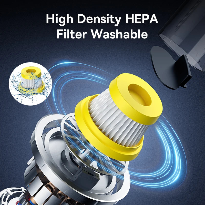 Baseus Car Vacuum Cleaner Wireless Air Dust Blower Gun for Car Powerful Portable Car Cleaning Appliance Cordless Vehicle Cleaner sayaragear