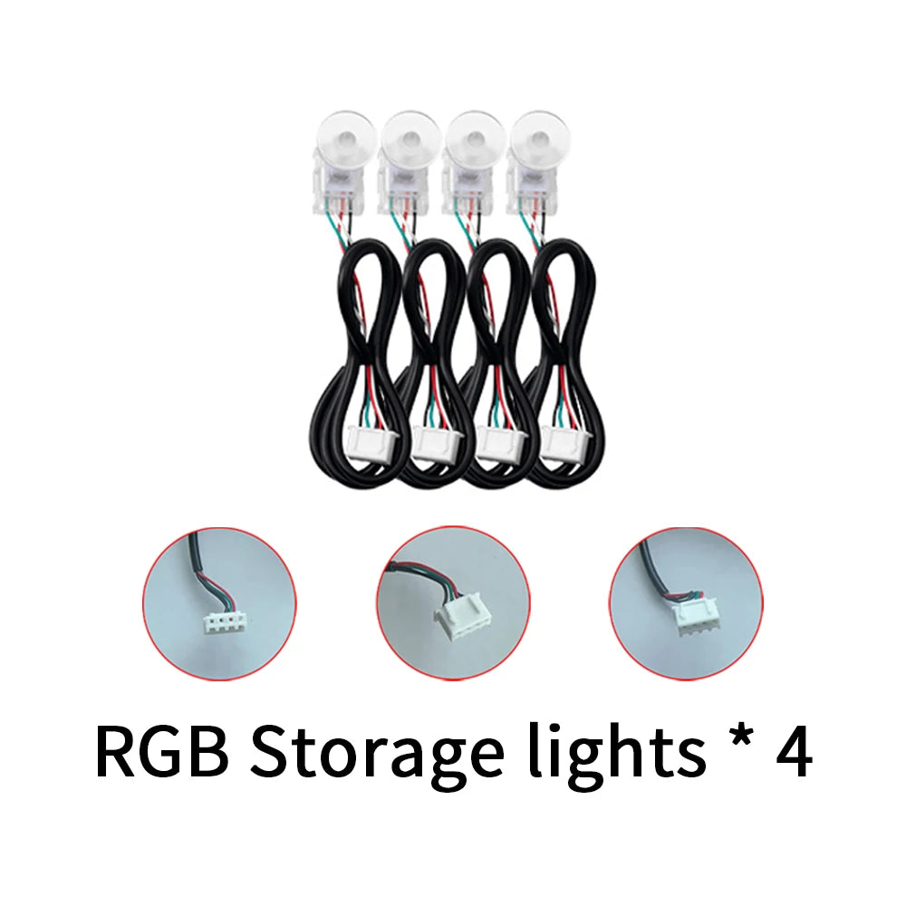 Full Colors Streamer Symphony RGBIC Ambient Light Accessories 3 wire LED Strip (RGB Door/Storage/Footlight 4 wire) "LED Lamp"App sayaragear