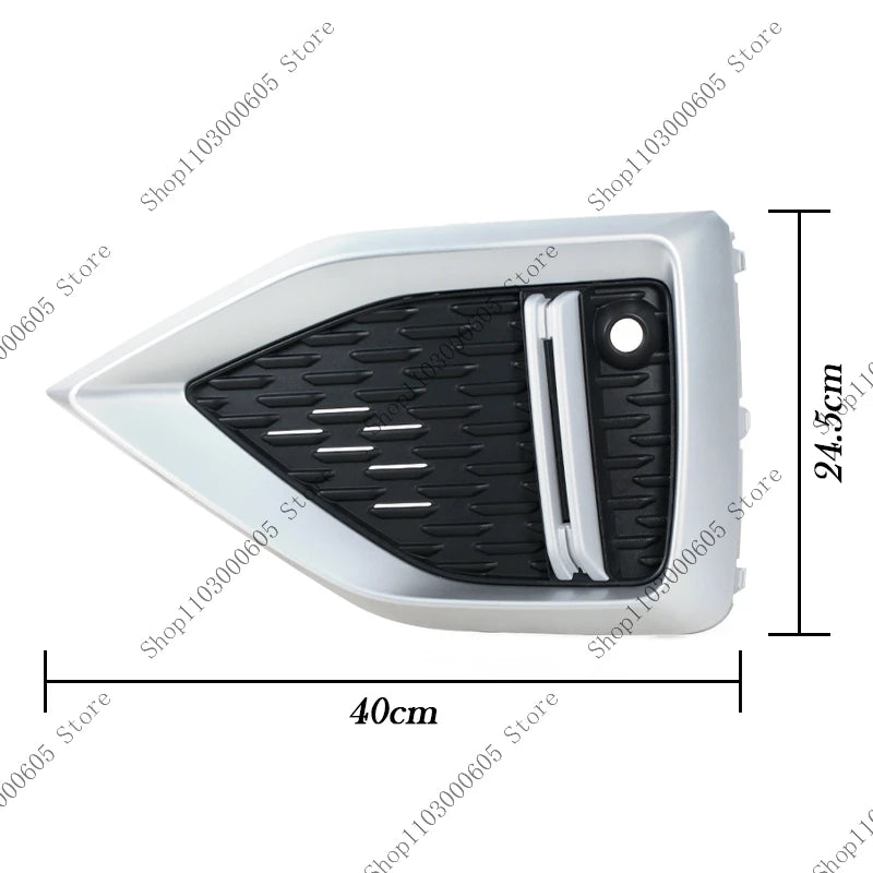 For Audi Q2 Q2L 2022 Automobile Accessories Front Bumper Fog Light Frame Grille Protection Cover 81D853681F 81D853053ATB2 sayaragear