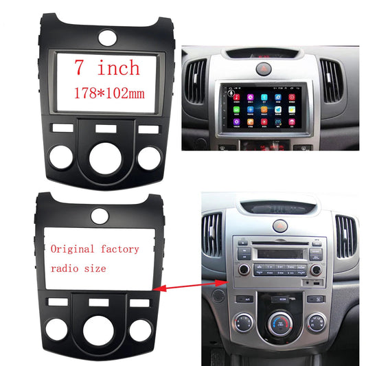 7 inch Car DVD GPS player Radio stereo screens accessories navigation frame kit for KIA Forte Coupe Cerato 2009-2012 sayaragear